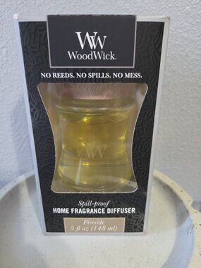 WoodWick Home Fragrance Oil Diffuser Kit Spill Proof Fireside 5 Fl Oz